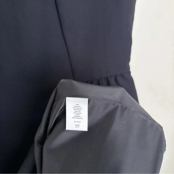 Talbots Womens 12 Cocktail Sleeveless  Sheath Dress Black Color - Picture 10 of 13
